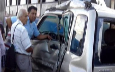 Accidente de tránsito al sur de Guayaquil