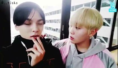 【日本語字幕】 SEVENTEEN 98 - Vライブ スピードクイズ