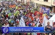 Alianza Pais celebra triunfo en Guayaquil