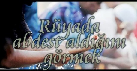 Rüyada Abdest Almak