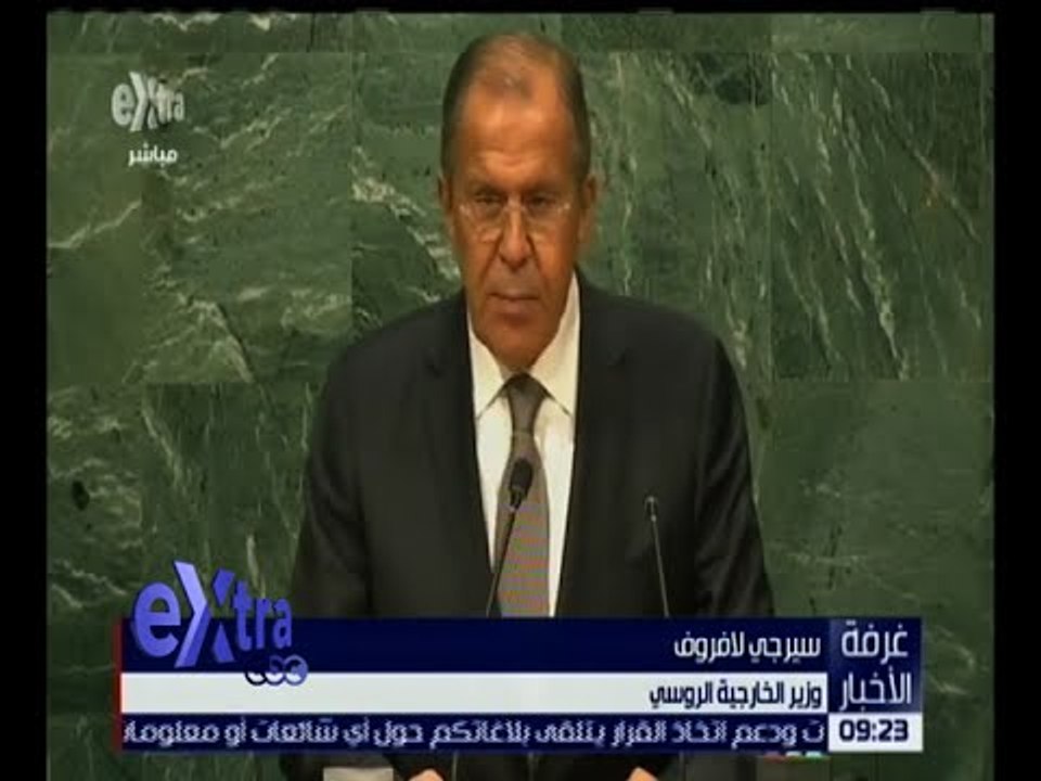 غرفة الأخبار | لافروف: الحل السياسي في سوريا يتوقف على فصل الإرهابيين عن المعارضة