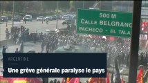 L’Argentine paralysée par une grève générale