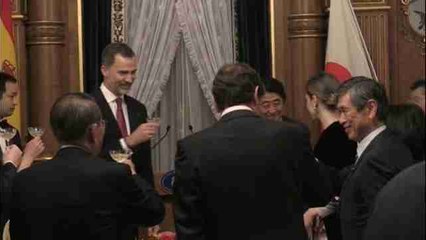 Felipe VI brinda España a Japón como plataforma para sus empresas en la UE