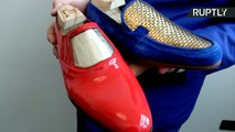 Italian Artisan Crafts World's First 24-Carat Gold Shoes