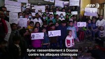 Syrie: rassemblement à Douma contre les attaques chimiques