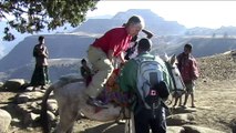 A hike in the Mountains around Lalibela, Ethiopia.