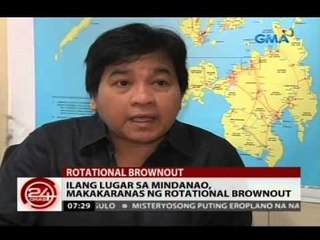 24Oras: Ilang probinsya sa Mindanao, makakaranas ng rotational brownout