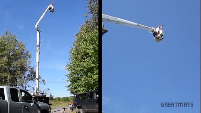 68 Foot Egg Drop Grappling MMA Mats