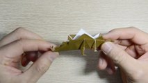 Origami Stergosaurus  - Paper Dinosaur Tutorial-8