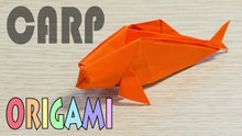 Origami Carp  - Paper Fish Tutorial-kwKcs91cr