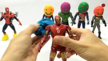 Learn Colors With Play Doh for Children and Superhero - Spiderman & Finger Family Colours for Kids