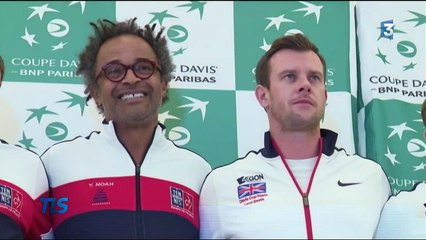 L'avant match de la rencontre contre la Grande Bretagne en Coupe Davis