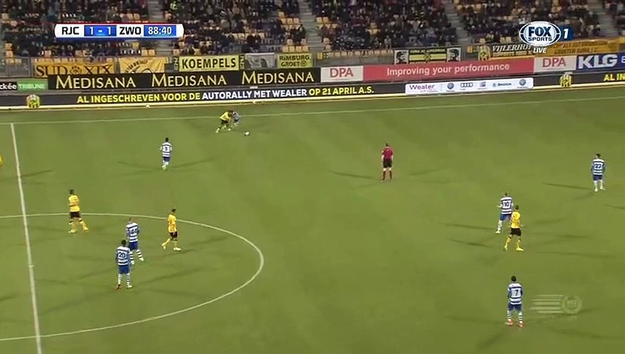 Mikhail Rosheuvel Goal HD - Roda JC 2-1 PEC Zwolle - 06.04.2017 HD