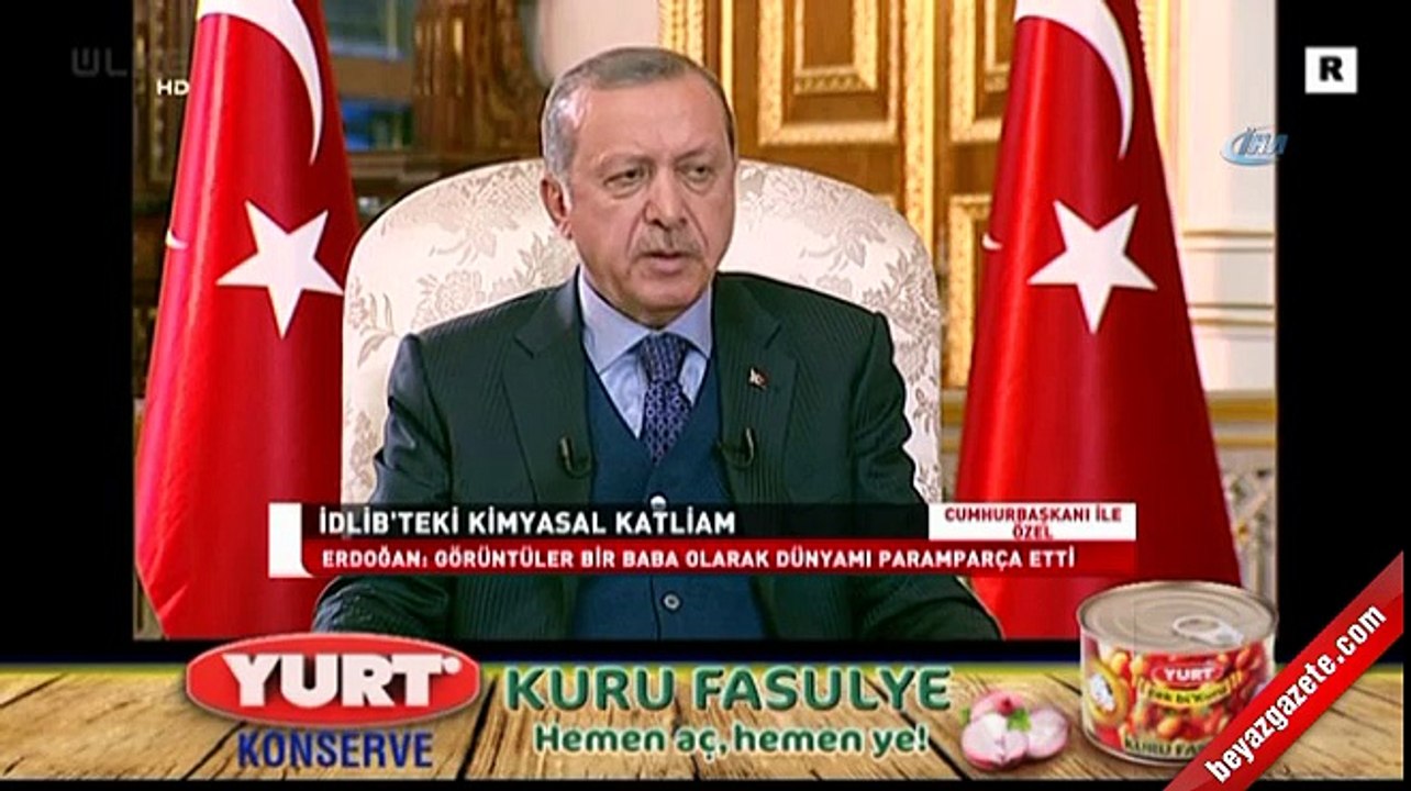 Cumhurbaşkanı Erdoğan'dan, Donald Trump'ın Suriye'ye askeri müdahale açıklamasına yanıt