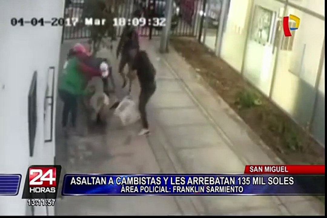 San Miguel: asaltan a cambistas y les arrebatan 135 mil soles