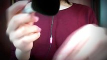 【ASMR】メイクブラシ②  Brushing(Face and Ear) Binaural【音フェチ】