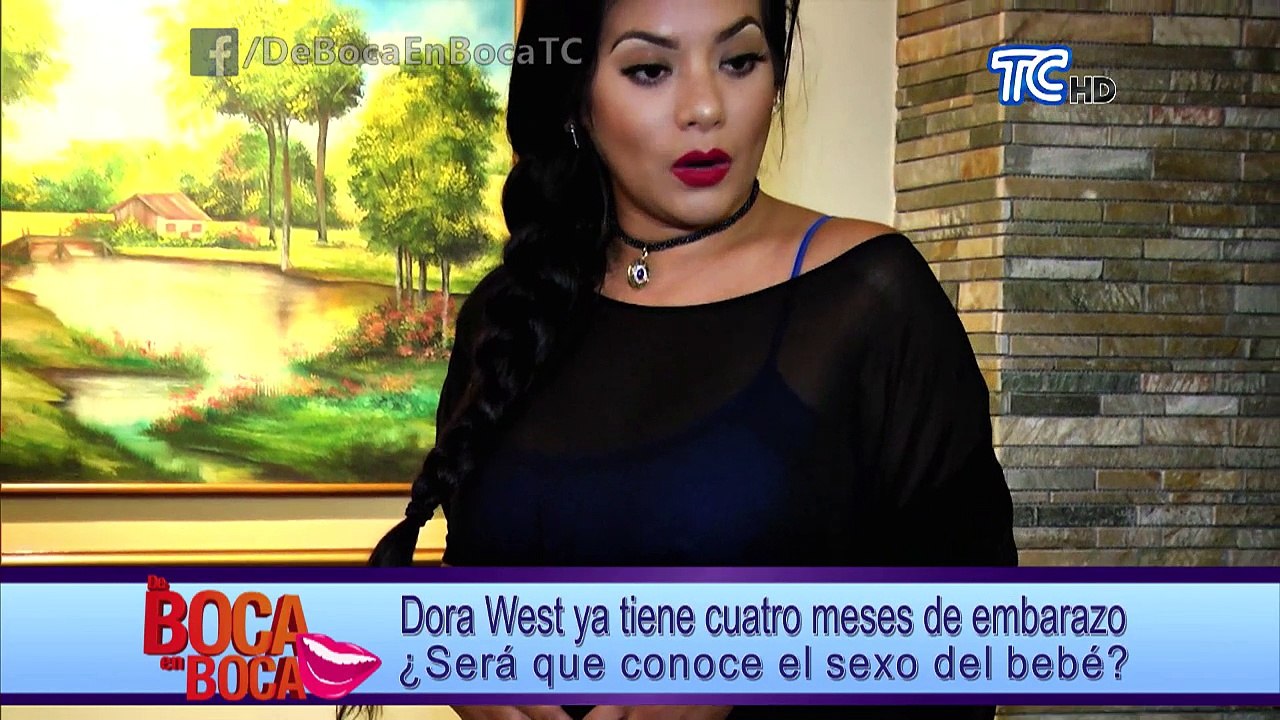Dora West ya tiene cuatro meses de embarazo ¿Será que conoce el sexo del bebé?