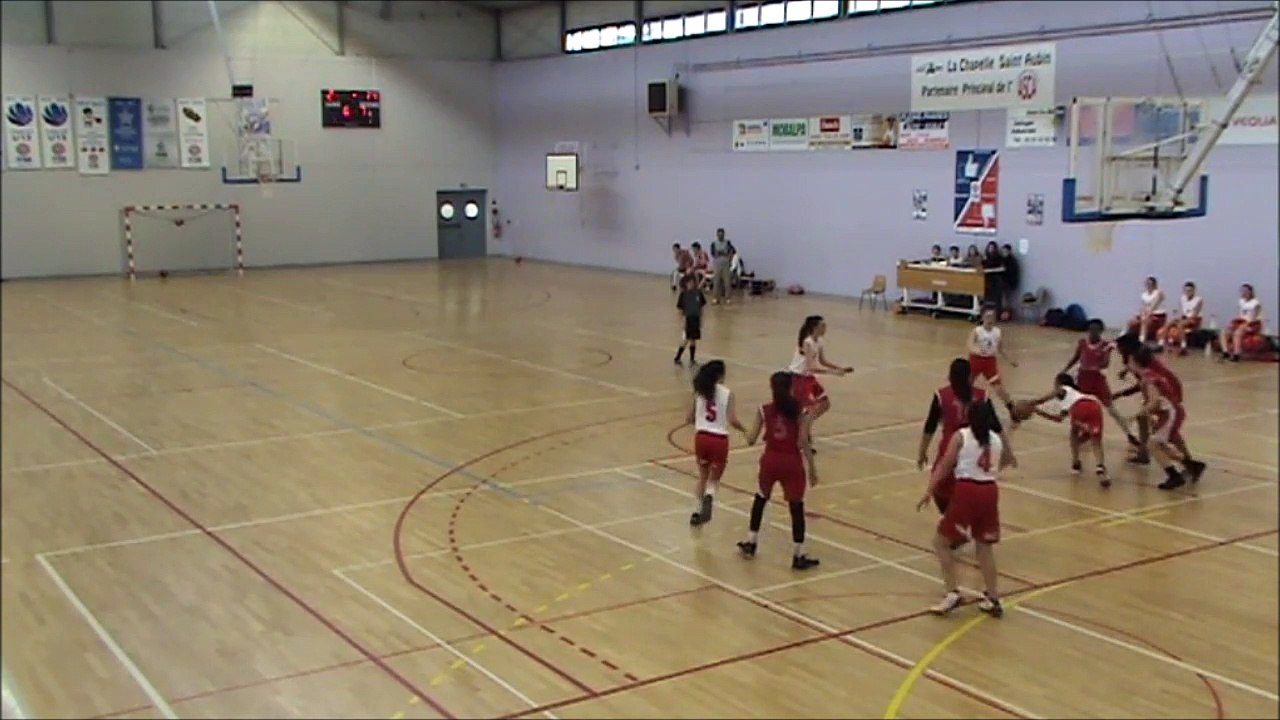 Blanc et Rouge Action : U15 Féminin ASCA - Allonnes 01/04/2017