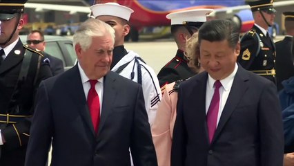 Trump na Flórida para encontro com colega chinês