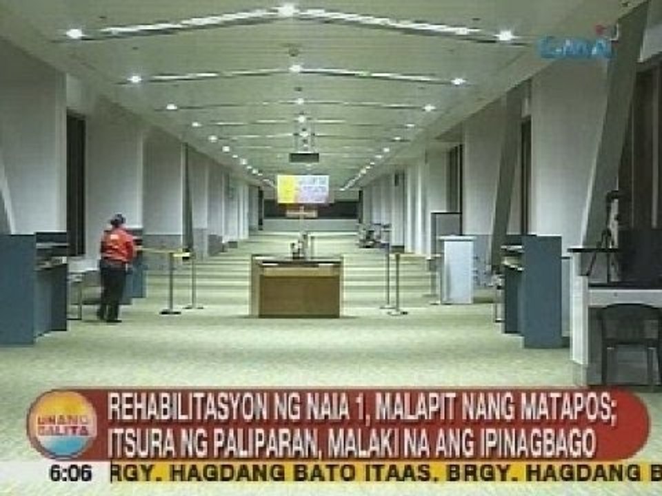 UB: Rehab ng NAIA 1, malapit nang matapos; itsura ng paliparan, malaki na ang ipinagbago