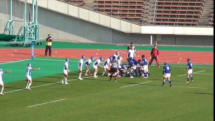 仙台高専VS佐世保高専（全国高専ラグビー2016年1月7日）