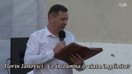 Florin Ianovici - Ce inseamna o viata implinita. Video