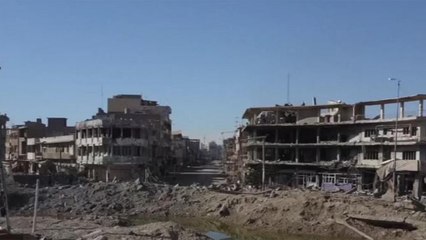 Drone footage of Mosul destruction