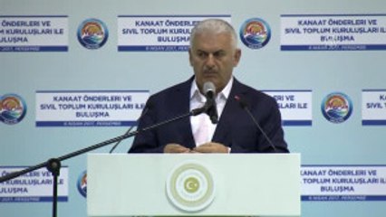 Başbakan Yıldırım: "(Hdp-Pkk-Fetö) CHP'nin Hedefi Bunların Arkasına Takılmak Olmamalı"