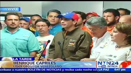 Líderes de oposición condenaron violencia en manifestación llamada “tranca contra el golpe”