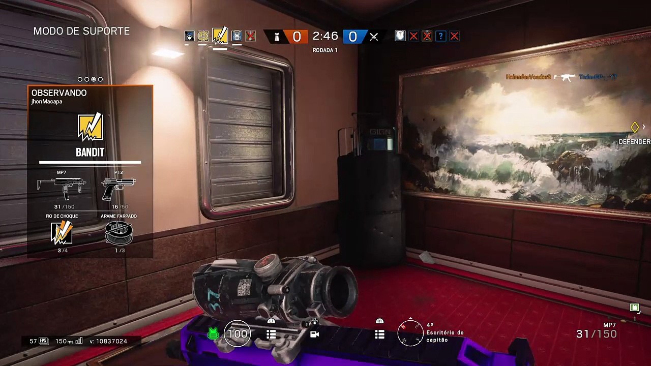FIZEMOS A JOGADA DO ESCUDÃO NO RAINBOW SIX SIEGE!