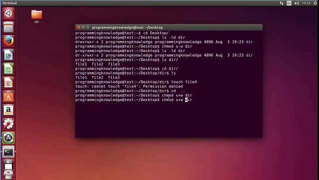 Linux Command Line Tutorial For Beginners 18 - directory permissions and chmod