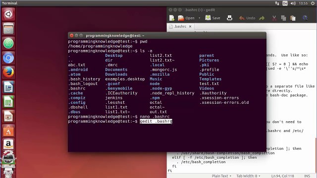 Linux Command Line Tutorial For Beginners 25 - .bashrc File
