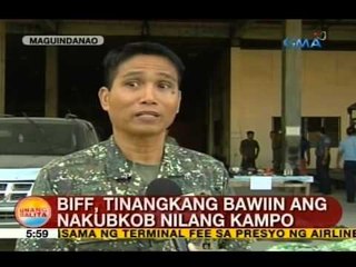 UB: BIFF, tinangkang bawiin ang nakubkob nilang kampo