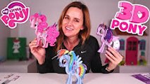 My Little Pony - Building MLP 3D Pony w- Amy Jo - Pinkie Pie, Rainbow Dash, Twilight Sparkle Pos