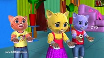Three Little Kittens Nursery Rhyme _ Baby Songs _ 3D Englishasd Nursery Rhymes for Ch