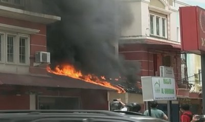 Tabung Gas Bocor, Restoran di Batam Ini Terbakar