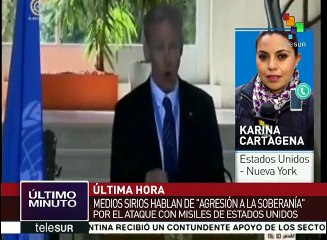 Comunidad internacional rechaza ataque aéreo de EE.UU. contra Siria