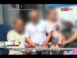 Apat na preso, nakakadena habang inilalabas sa Manila Police District