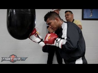 Roman "Chocolatito" Gonzalez looking sharp in workout days from his title defense at MSG