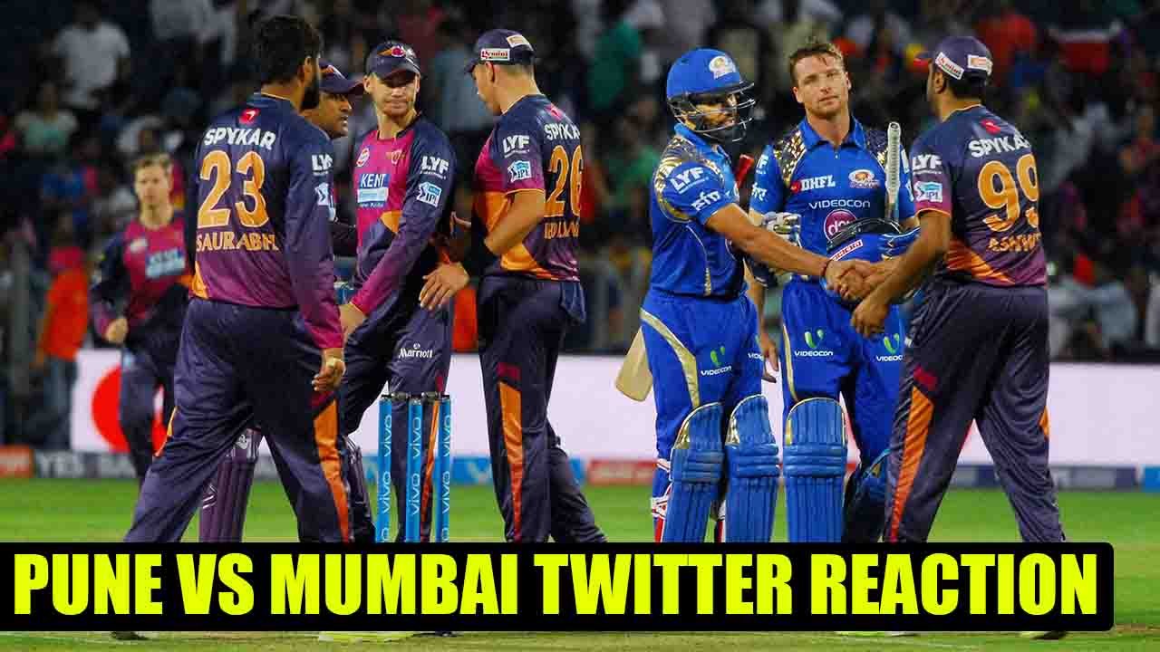 IPL 10 : Pune vs Mumbai T20 match; Twitter reaction | Oneindia News