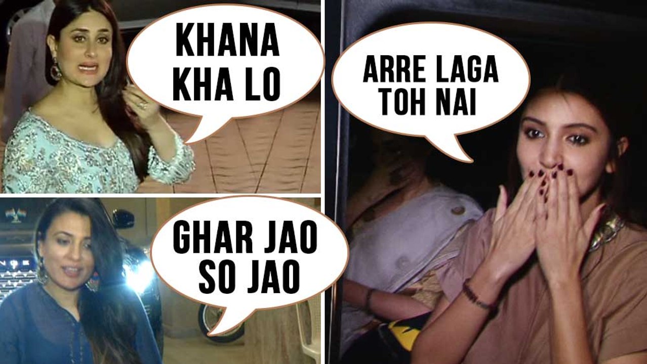 Karisma Kapoor, Kareena Kapoor, Anushka Sharma SWEETEST ACTIONS For Media