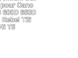 Chargeur  Premium Batterie LPE8 pour Canon EOS 550D  600D  650D  700D  EOS Rebel T2i
