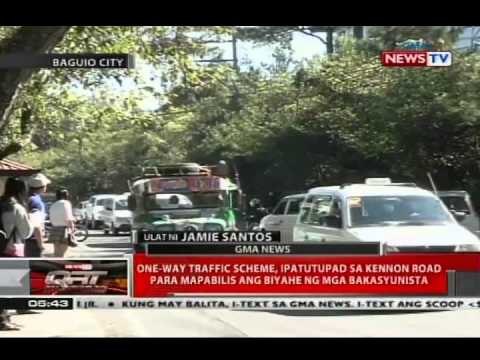 QRT: One-way traffic scheme, ipatutupad sa Kennon Road para mapabilis ang biyahe ng mga bakasyunista