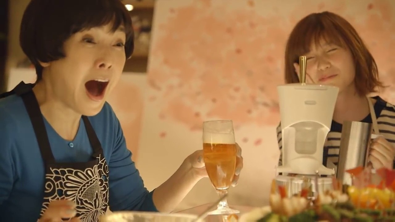 Clear Asahi CM "Flying Mother Girl" Hen 30 Seconds Kaori Momoi Honda Tsubasa