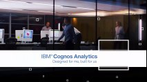 Cognos Analytics for quick and easy dashboard creation - YouTube
