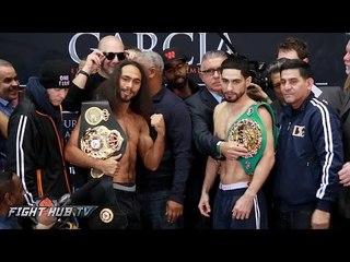 Keith Thurman vs. Danny Garcia COMPLETE WEIGH IN & FACE OFF video