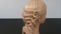 one side braids simple hairstyles for girl