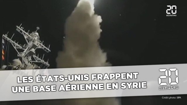 Les États-Unis frappent une base aérienne en Syrie