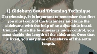 Sideburn Beard Style