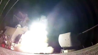 US strikes in Syria launched from USS Porter